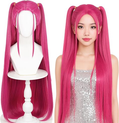 Short Red Wig Fluffy Spiky Burgundy Anime Game Hair Wig with Bangs for Women Girls Include Cap (Burgundy) in Kuwait