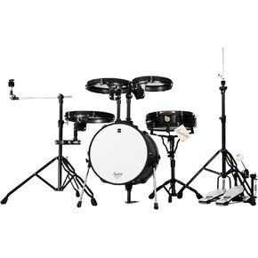 Jungle Pad Compact Drum Set – Portable 5-Piece Travel Drum Kit with Lightweight Hardware, Authentic Resonance, Single-Sided Drum Heads, Perfect for Street Drumming, Small Stages & Practice in Kuwait