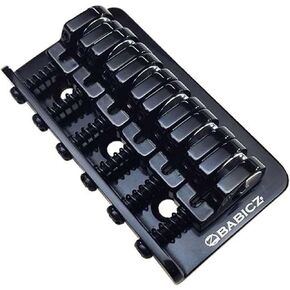 Full Contact Hardware Z Series 3 Hole Mount Hard Tail Electric Guitar Tailpiece (FCHZ3HTBK) in Saudi Arabia