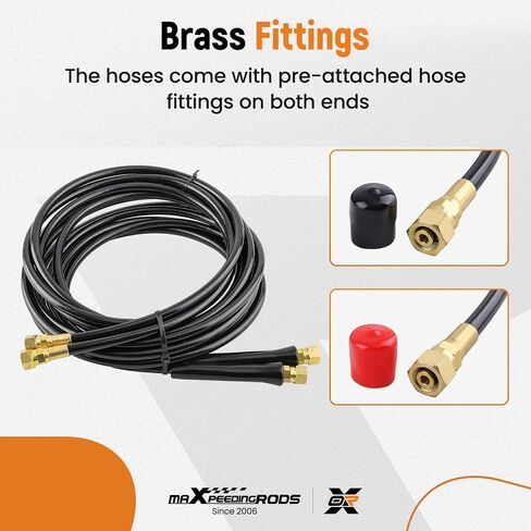 maXpeedingrods 16FT Outboard Hydraulic Steering Hose Kit HO5116 for SeaStar Teleflex Hydraulic Steering Systems, Hydraulic Outboard Steering Boat Hose Kit in Saudi Arabia