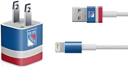 Skinit Decal Other Skin Compatible with iPhone Charger (5W USB) - Officially Licensed NHL New York Rangers Jersey Design in Saudi Arabia