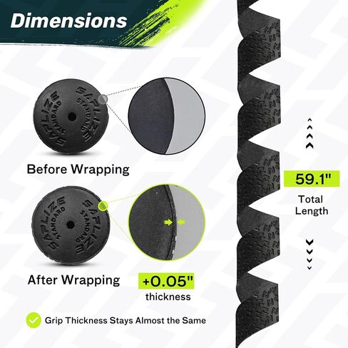 SAPLIZE Golf Grip Wrapping Tapes, 3 Or 15 Pack Tacky PU Overgrip Tapes, New Regripping Solution for Golf Club Grips in Saudi Arabia