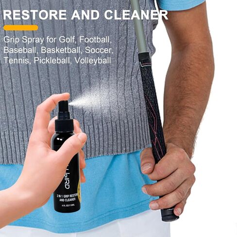 2 in 1 Grip Restore and Cleaner for Golf, Tennis, Pickleball, Football, Baseball, Basketball, Soccer, Volleyball - Removes Dirt and Oil,Improving Sports Shoe Grip Performance Enhancer in Saudi Arabia