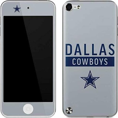 Skinit Decal MP3 Player Skin Compatible with iPod Touch (5th Gen&2012) - Officially Licensed NFL Dallas Cowboys Silver Performance Series Design in Saudi Arabia