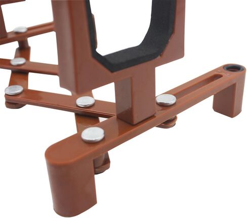 Eujgoov Universal Violin Stand Holder Sports Entertainment Adjustable Foldable Portable for 4/4 3/4 1/2 1/4 Violin with Black Sponge Pad and Bow Holder in Saudi Arabia