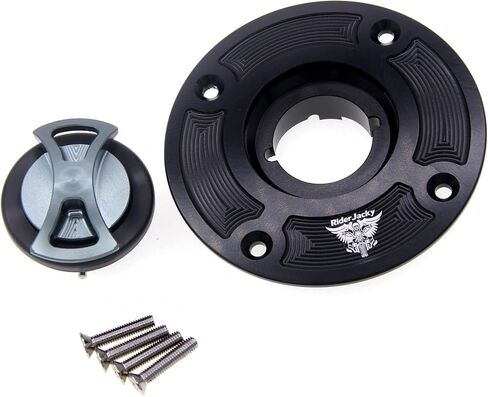 غطاء غطاء خزان الوقود بدون مفتاح لسوزوكي هايابوسا GSXR 1300 1999-2007، SV650/SV650S 1992-2002، GSXR600 1997-2003، GSXR750 1996-2003، GSF1200 Bandit 1200 2001-2004 (أحمر) in Kuwait