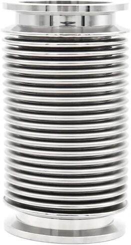 1pc KF16 KF25 KF40 KF50 BELLOWS VANCUM VACUUM مرنة مرنة 100-1000mm طول 304 الكشف عن تسرب الهيليوم الفولاذ المقاوم للصدأ (KF50،200 مم) in Saudi Arabia