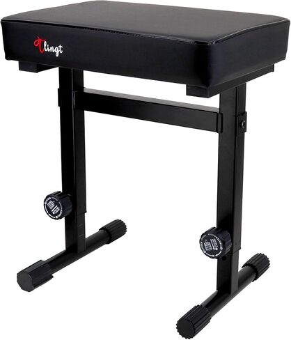 Padded Keyboard Bench -Adjustable Piano Stool with High-Density Foam Cushion for Long Sitting Sessions, Comfortable Seat for Piano, Organ & Digital Keyboard in Saudi Arabia