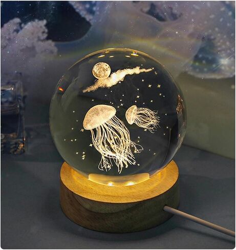 Fun Night Light Multifunctional Lamp Creative Table Lamp Ornaments(Octopus,6cm) in Saudi Arabia