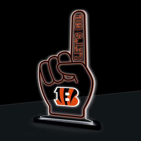 Cincinnati Bengals NFL Football Foam Finger Desklite LED Decor in Saudi Arabia
