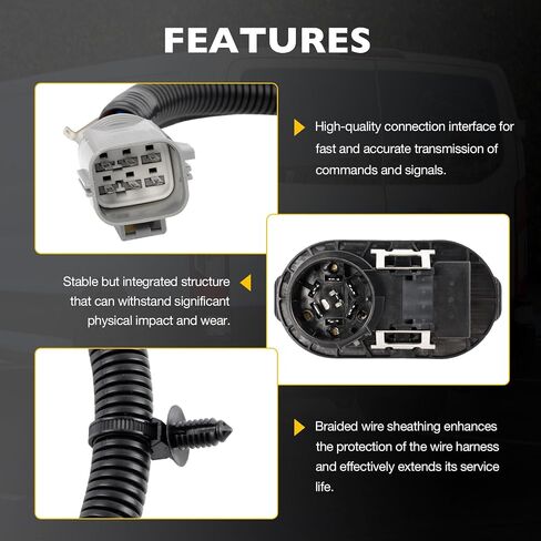 مجموعة أدوات سحب المقطورة 9L3Z-15A416-A مع موصل وأسلاك، متوافقة مع Ford F-150 2009-2014، استبدل OE# 9L3Z15A416A in Saudi Arabia