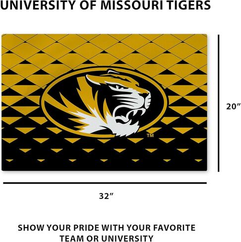Northwest NCAA Missouri Tigers, Washable Rug, 20 x 32 Inches, Dropzone in Saudi Arabia