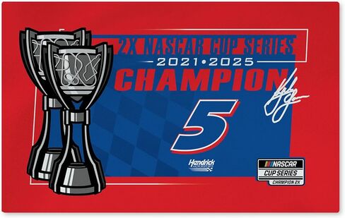 NASCAR 2025 Cup Series Champion Kyle Larson Washable Rug 20 x 32 inches in Saudi Arabia