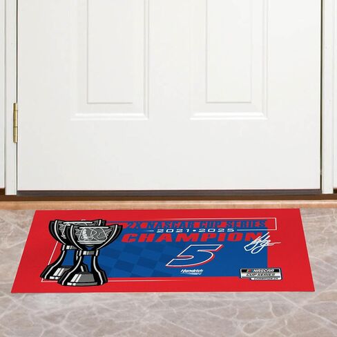NASCAR 2025 Cup Series Champion Kyle Larson Washable Rug 20 x 32 inches in Saudi Arabia