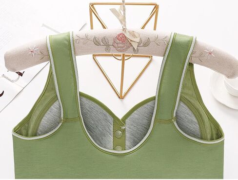 Full Coverage Wireless Bra for Women Plus Size Polka Dot Support Bralette Wide Strap Soft Comfort Lift Sleep Bra in Saudi Arabia