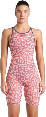 Arena Powerskin Carbon Air2 Kneeskin Open Women Women Women Swimsuit Eclipse Glare Full Body Leghes One Piece Athletic Tech Suit ، Future Dusk/Coral ، US Size 30 in Kuwait