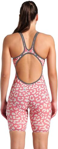 Arena Powerskin Carbon Air2 Kneeskin Open Women Women Women Swimsuit Eclipse Glare Full Body Leghes One Piece Athletic Tech Suit ، Future Dusk/Coral ، US Size 30 in Kuwait