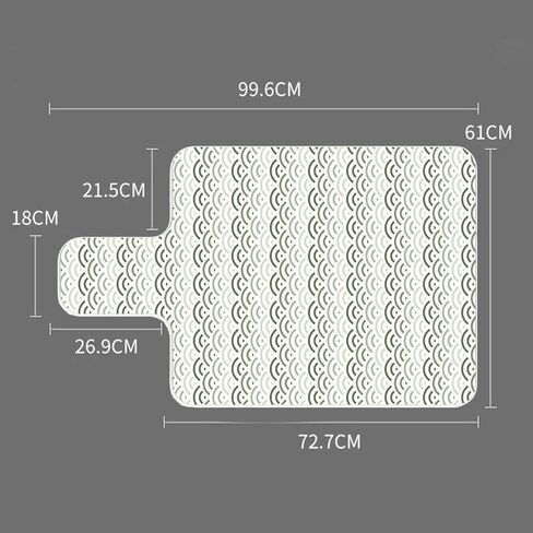 Generic بساط بيلاتيس لملحقات المصلح معدات آلة الصالة الرياضية 61 سم × 99.6 سم نونسليب سويدي للياقة البدنية وخفيف الوزن بساط بيلاتيس مصلح in Kuwait