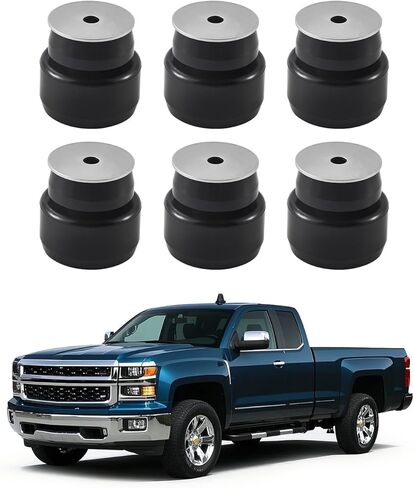 VEVOR Body Mount Bushing Kit, Compatible with 2008-2016 F250 F350 Super Duty, 64 PCS Silicone Body Mount Kit, Quick Replacement, Durable Components for Improving Bumpy Driving Performance, Gray in Saudi Arabia