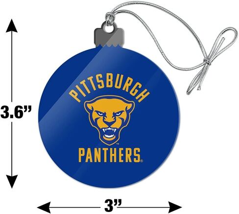 GRAPHICS & MORE University of Pittsburgh Panthers Acrylic Christmas Tree Holiday Ornament in Saudi Arabia