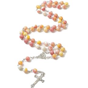 Rosary Beads Catholic - Natural Stone Rosary Beads for Men Women, Exquisite Gifts for Women Men in Saudi Arabia