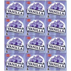 HEM Frankincense Incense Cones (Pack of 12 - 120 Count) | Long lasting Aroma | For Positivity, Stress Relief, Air Purifier & Pooja in Kuwait