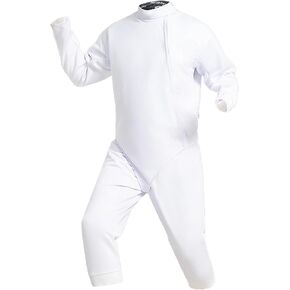 450N Ice Silk 3-Piece Fencing Uniform Set, Cooling Anti-Stab Gear Fencing Suit for Foil Epee Sabre, Right Hand in Saudi Arabia