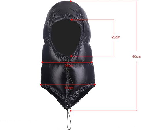 Winter Warm Down Hood Ultralight Windproof Down Cap Outdoor Camping Waterproof Hood Hat for Hiking Skiing Cycling in Saudi Arabia