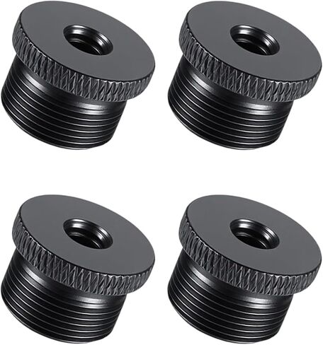 4 Pack Mic Stand Adapter, 1/4 Inch Female to 5/8 Inch Male Screw Stand Adapter for Microphone Camera Tripod Mount in Saudi Arabia