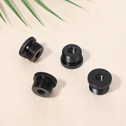 4 Pack Mic Stand Adapter, 1/4 Inch Female to 5/8 Inch Male Screw Stand Adapter for Microphone Camera Tripod Mount in Saudi Arabia