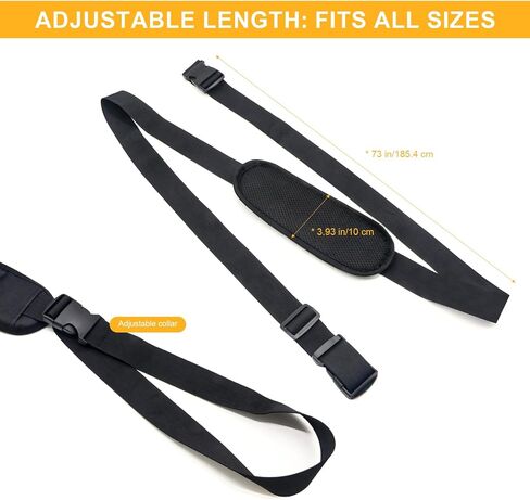 Adjustable Scooter Carry Strap with Quick-Release Plastic Buckles and Anti - Slip Pad for Electric Scooters, Foldable Bikes, Yoga Mats (55lb Capacity) in Saudi Arabia