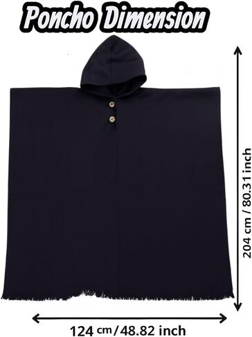 Alpaca Poncho Unisex – Handmade Andean Hooded Poncho | Traditional Alpaca Wool Blanket Cape for Men & Women, Warm & Soft in Saudi Arabia