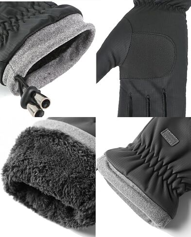 Men and Women Ski Gloves Winter Cold Weather Gloves Touchscreen Warm Waterproof Gloves for Cycling, Running, Driving, Skiing in Saudi Arabia
