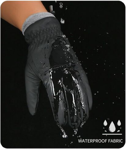 Men and Women Ski Gloves Winter Cold Weather Gloves Touchscreen Warm Waterproof Gloves for Cycling, Running, Driving, Skiing in Saudi Arabia
