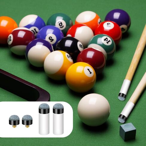 DIVINA VITAE 10Pcs Pool Cue Tips Replacement Kit Screw On Pool Stick Tips 12mm Billiard Cue Tips Replacement Kit for Pool Cues(Gray) in Saudi Arabia