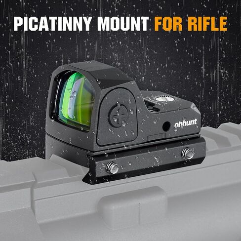 Ohhunt RD-005 منظر نقطة حمراء متوافق مع بصمة RMR وPicatinny Mount Micro Reflex Sight 2 MOA Dot و32 MOA Circle in Saudi Arabia