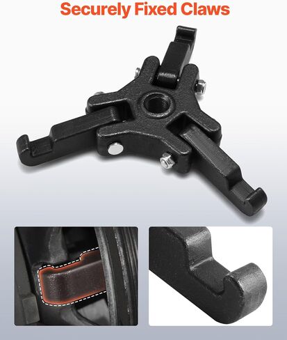 Vevor Harmonic Balancer Puller Removal وتثبيت أدوات مجموعة أدوات ، مجموعة أدوات التثبيت المتنافسة جميع الفولاذ لإزالة وتثبيت الموازنات ، الحلقات ، بكرات العمود المرفقي ، عجلات التوجيه in Kuwait