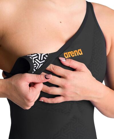Arena Powerskin Carbon Glide Kneeeskin Open Women Women Women Swimsuit Eclipse Glare Full Body Leghes One Piece Athletic Tech Suit ، Future Dusk/Coral ، US Size 30 in Kuwait