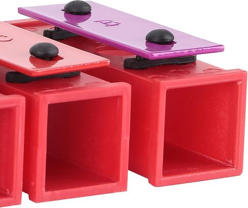 8 Note Xylophone, Professional Children Glockenspiel Musical Instrumen with 2 Drumsticks 1 Yellow Box for Beginners in Saudi Arabia