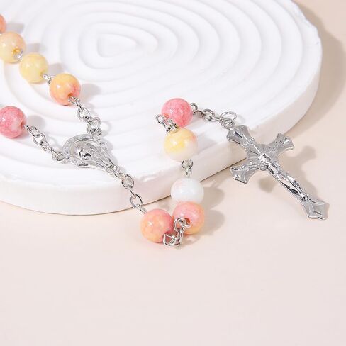 Rosary Beads Catholic - Natural Stone Rosary Beads for Men Women, Exquisite Gifts for Women Men in Saudi Arabia