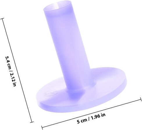 5Pcs Flexible Rubber Golf Tees Purple Marble Pattern Golf Ball Holders Stable Practical Stands for Driving Range and Practice Mat Accessories in Saudi Arabia