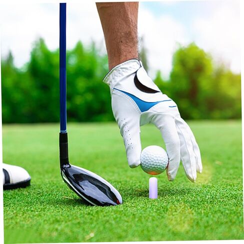 5Pcs Flexible Rubber Golf Tees Purple Marble Pattern Golf Ball Holders Stable Practical Stands for Driving Range and Practice Mat Accessories in Saudi Arabia