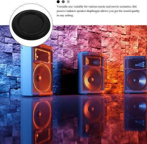 Housoutil 6 5 Inch Bass Speaker Passive Radiator Diaphragm for Enhanced Low Frequency Vibration Membrane - Ideal for DIY Vehicle Subwoofer Repair in Saudi Arabia