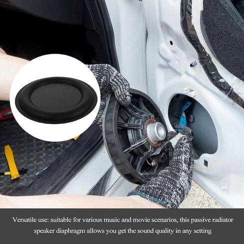 Housoutil 6 5 Inch Bass Speaker Passive Radiator Diaphragm for Enhanced Low Frequency Vibration Membrane - Ideal for DIY Vehicle Subwoofer Repair in Saudi Arabia