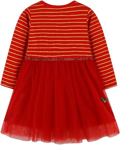 الفتيات الأكمام الطويلة فستان طفل فستان غير رسمي للأطفال in Kuwait