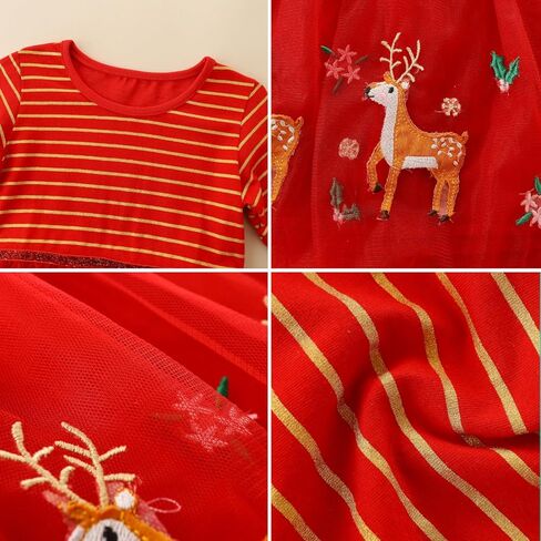 الفتيات الأكمام الطويلة فستان طفل فستان غير رسمي للأطفال in Kuwait