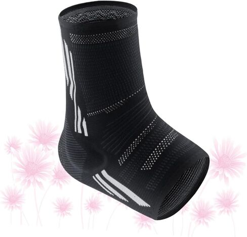 Baluue 1pc Sports Ankle Sleeve for Men Women Ankle Brace for Basketball Tennis Volleyball Reinforced Support Comfortable Breathable in Saudi Arabia