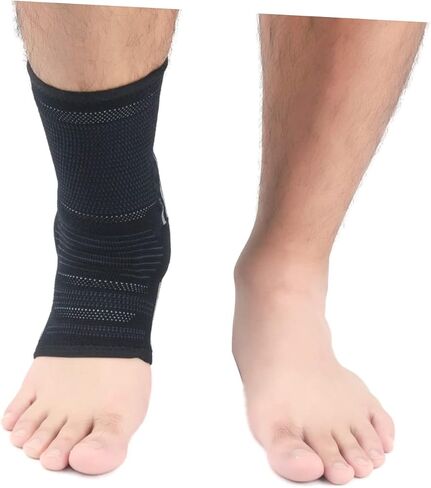 Baluue 1pc Sports Ankle Sleeve for Men Women Ankle Brace for Basketball Tennis Volleyball Reinforced Support Comfortable Breathable in Saudi Arabia