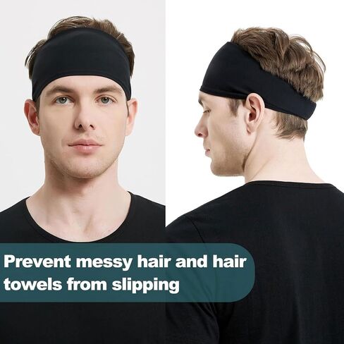 4 Piece Sports Headbands, Quick Dry Sweat Band, Stretchy Headband for Men and Women for Running, Football, Yoga, Fitness Workout, everyone in Saudi Arabia