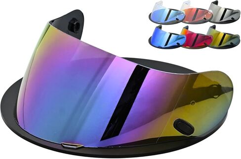Compatible with HJC HJ-09 Visor Repalcement Motor Helmet Face Shield CL-17,CL-15,CL-16,CL-SP,CL-ST II,CS-R1,CS-R2,CS-R3,CS-15,CS-17,FS-10,FS-11,FG-15,IS-16,TR-1,AC-12 (Smoke) in Saudi Arabia